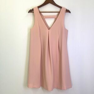 BCBG Generation -  Pink Blush Sleeveless Shift VNeck Dress Size Small